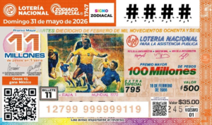 Presentan billete de lotería “México Juega Limpio” rumbo al Mundial